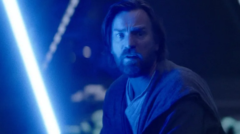 Obi-Wan Kenobi in a hallway