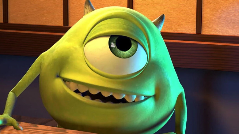 Mike and Sully afraid of Boo