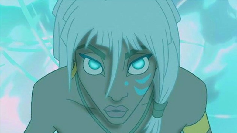 Atlantis eyes glow