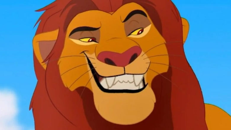 Mufasa smiling