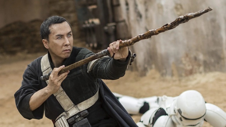 Chirrut Imwe after winning a fight in Rogue One (2016)