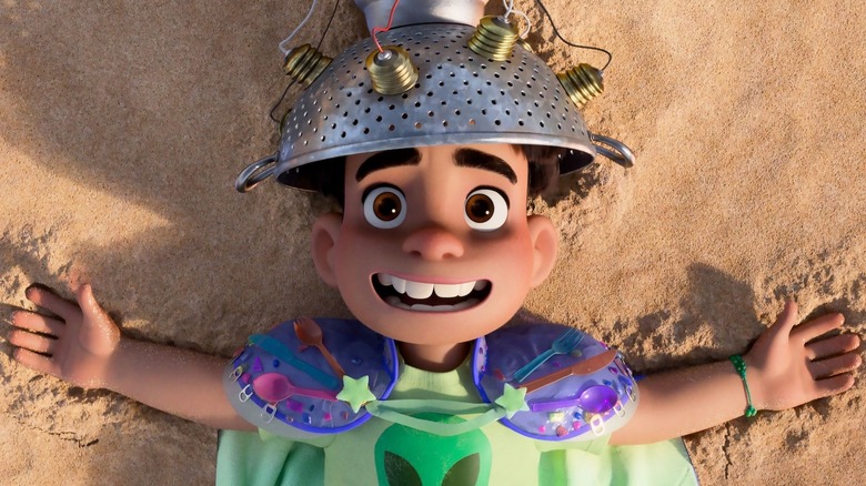 Elio trying to get abducted by aliens