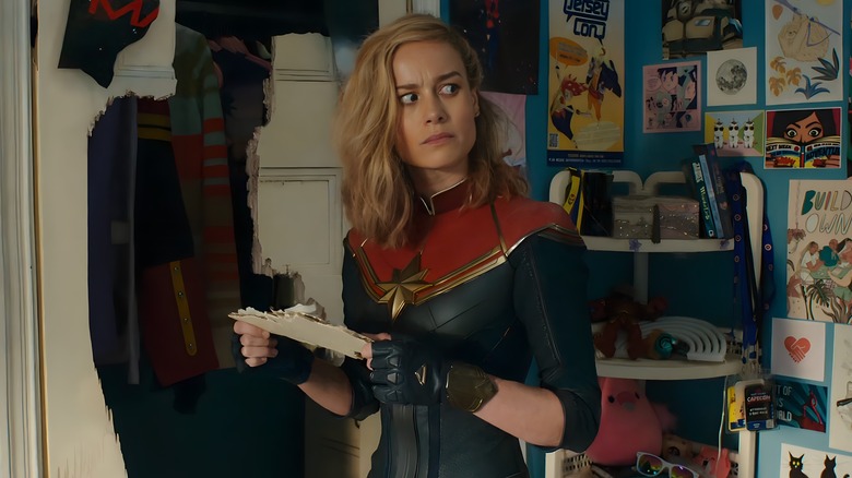 Captain Marvel in Kamala room