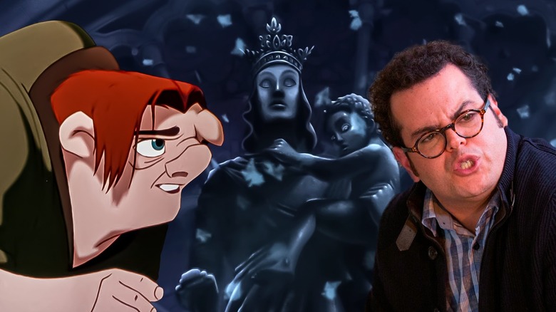 Quasimodo and Josh Gad facing off