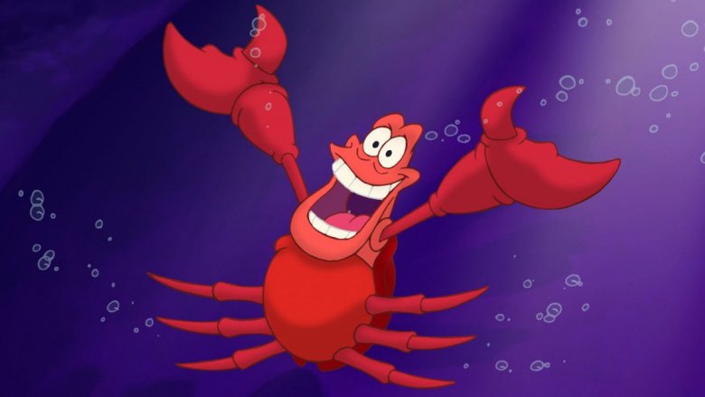 Sebastian the crab in The Little Mermaid: Ariel's Beginning