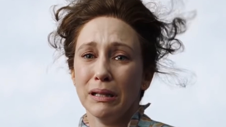 Vera Farmiga looking frightened