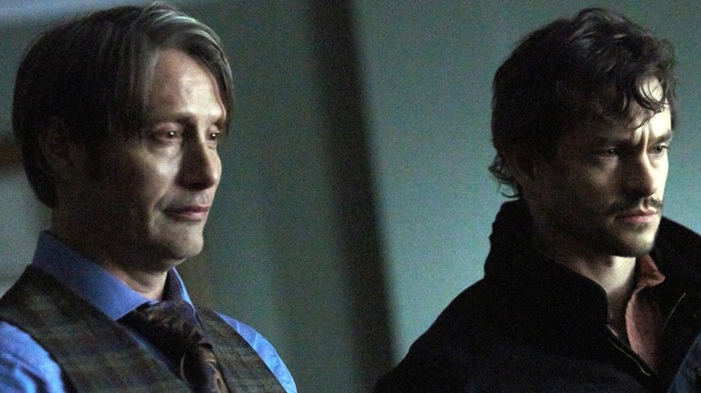 Hannibal covered in blood