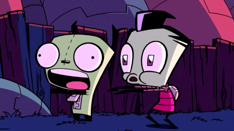 Zim and GIR in disguise