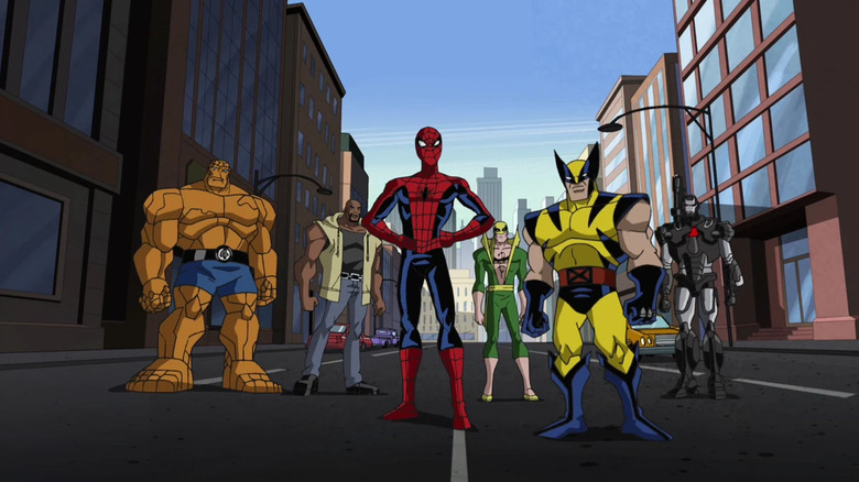 Spider-Man leading New Avengers