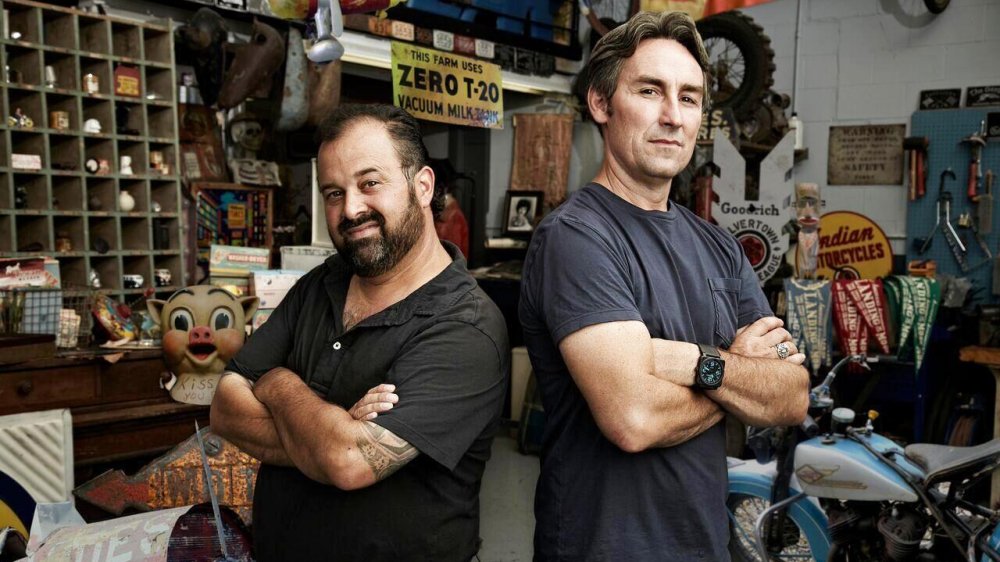 Frank Fritz and Mike Wolfe on American Pickers