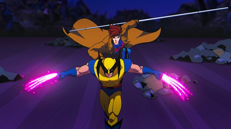 Gambit and Wolverine in action