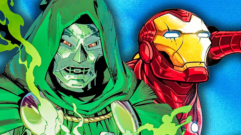 Doctor Doom with Iron Man