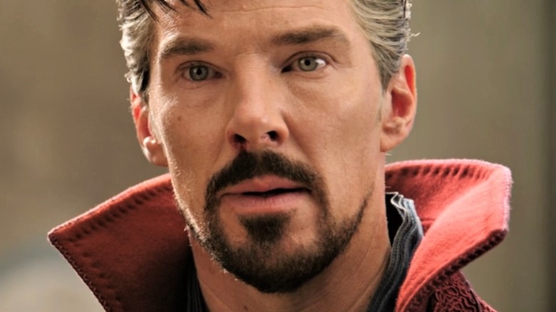 Doctor Strange looking startled