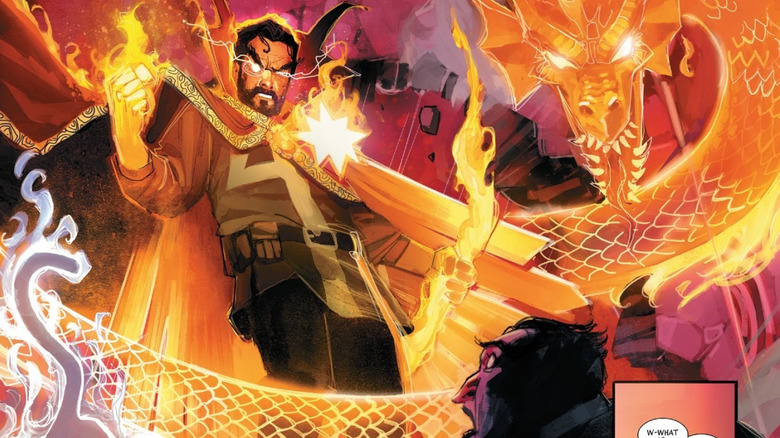 Doctor Strange fights Mephisto
