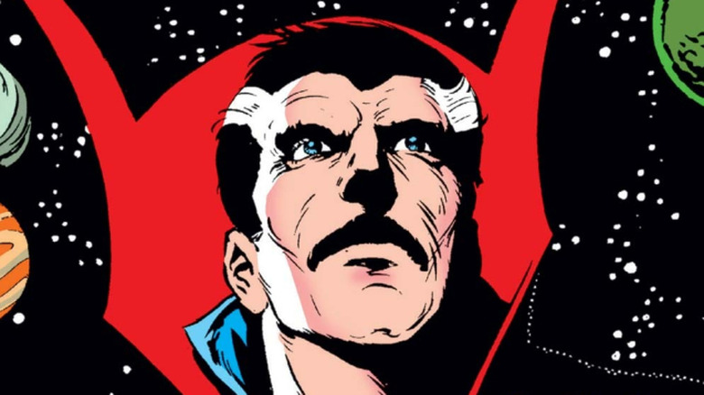 Doctor Strange looks up