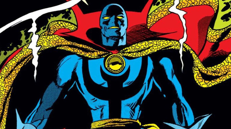 Doctor Strange in his mask