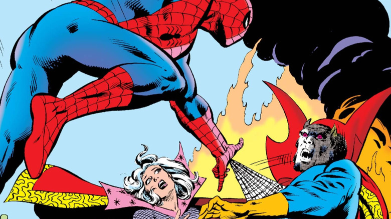Spidey attacks Werewolf Doctor Strange