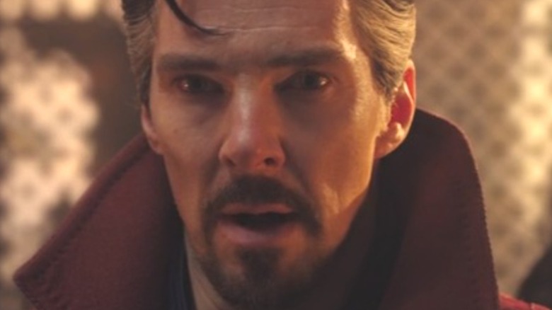 Doctor Strange looking shocked by something