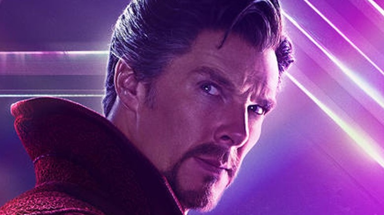 Dr. Strange looks over shoulder