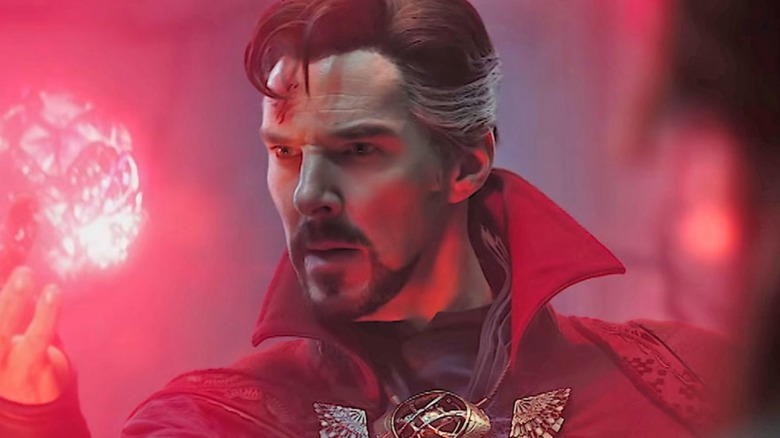 Doctor Strange using magic