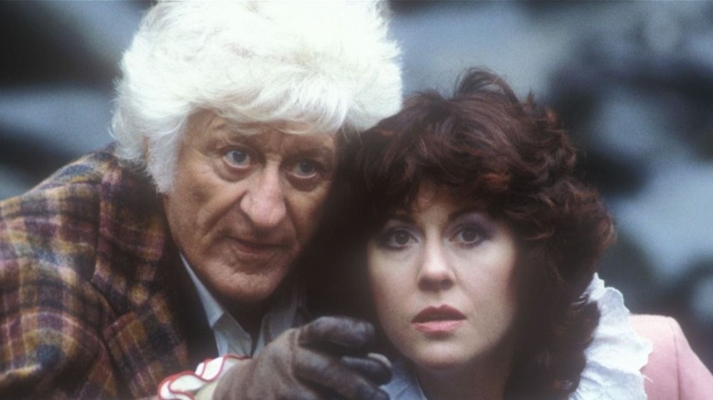Jon Pertwee and Elisabeth Sladen