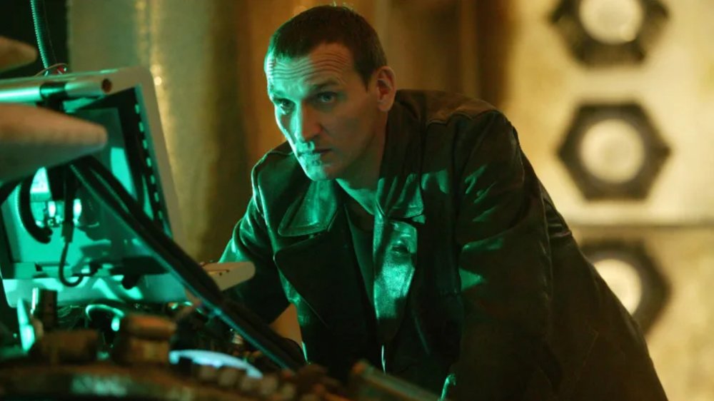 Christopher Eccleston as the Ninth Doctor on Doctor Who