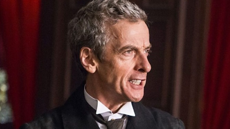 The 12th Doctor stares ahead in the "Deep Breath" episode of "Doctor Who" (2014)