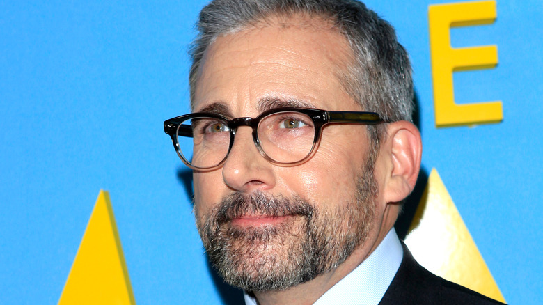 Steve Carell smiling glasses