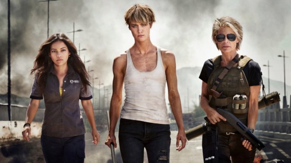 the cast of Terminator: Dark Fate