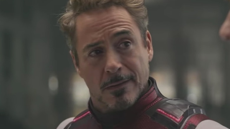 Tony Stark smiling