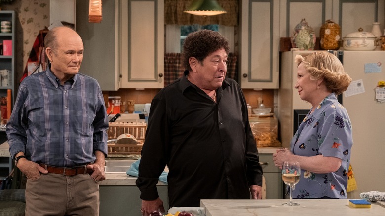 Bob confers with Red and Kitty