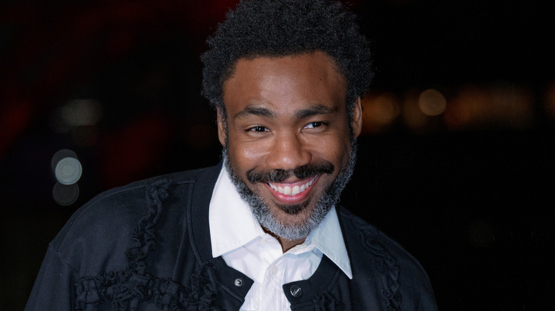 Donald Glover on a Super Mario Galaxy Movie red carpet