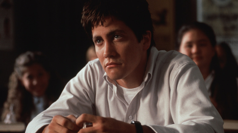 Donnie Darko sits in class in 