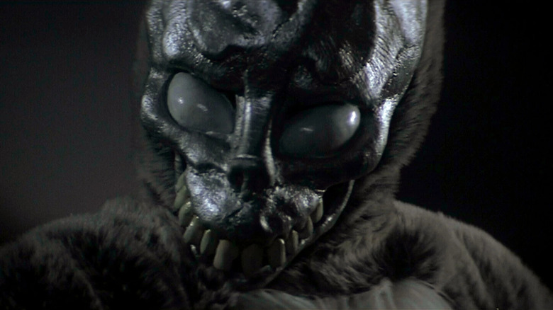 Frank the rabbit glares menacingly in "Donnie Darko" (2001)