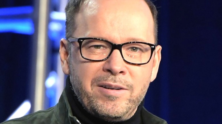 Donnie Wahlberg wearing glasses