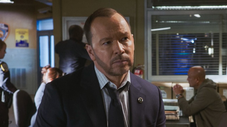 Danny Reagan looking concerned