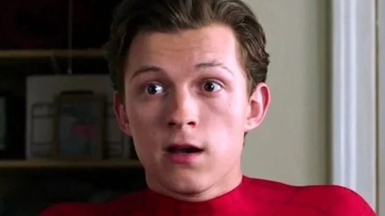 Peter Parker surprised