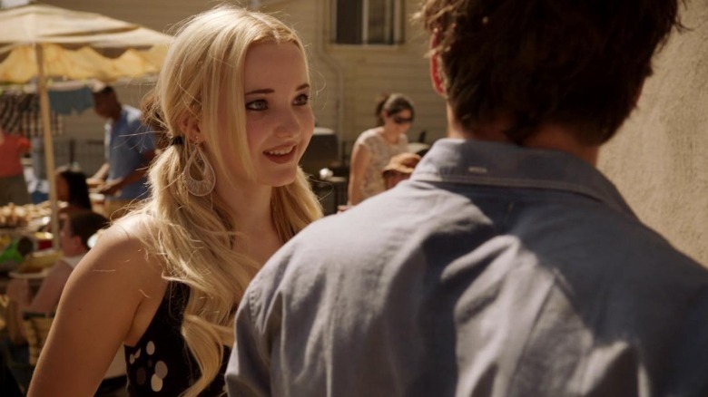 Holly smiling at a party