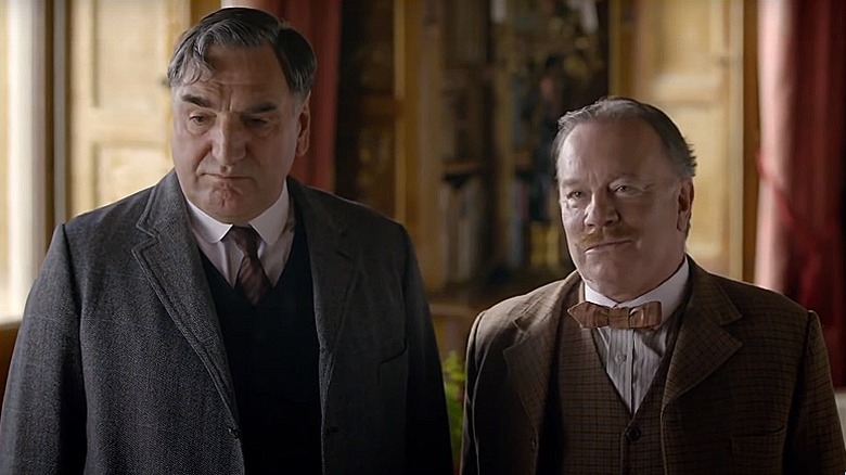 Carson looking dour while Grigg smirks