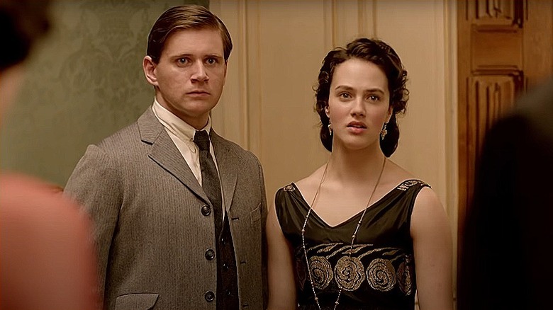 Tom and Sybil looking defiant