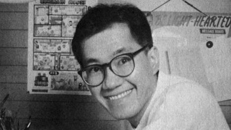 Akira Toriyama smiling