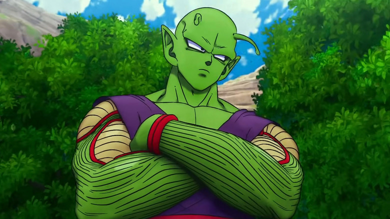 Piccolo with his arms crossed