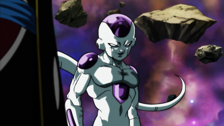 Frieza smirks ominously