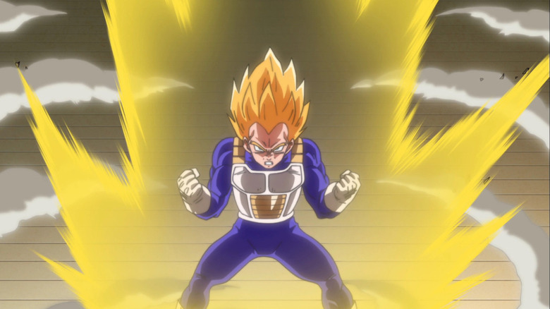 Vegeta going Super Saiyan