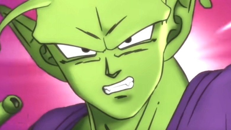 Piccolo gritting his teeth