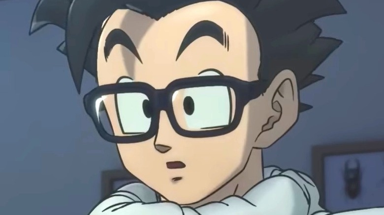 Gohan looking startled 