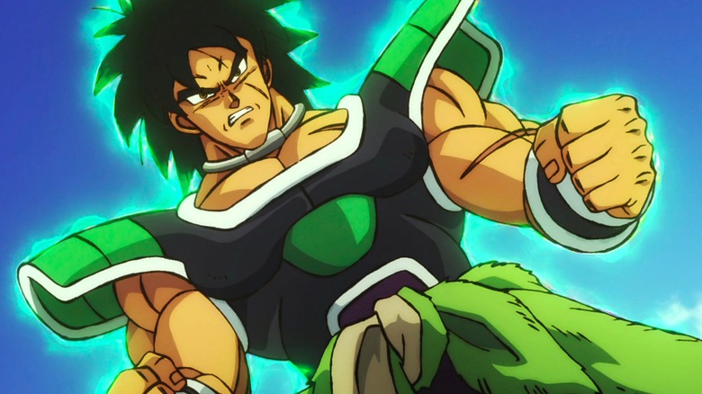 Broly powers up