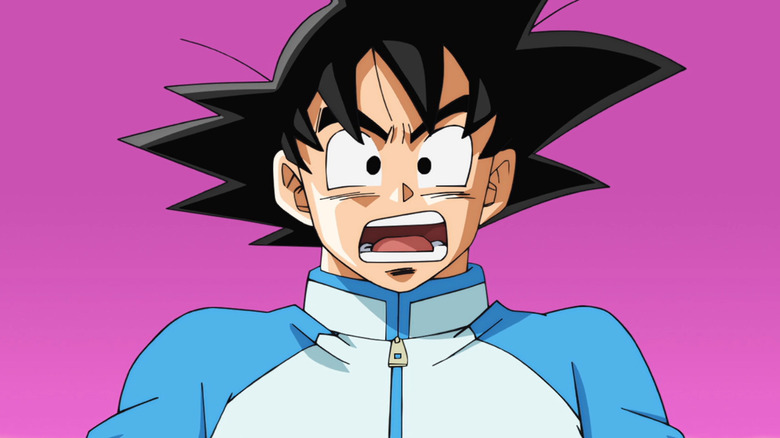 Goku Track Jacket Shocked Face