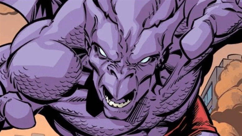 Marvel Comics' Dragon Man running forward