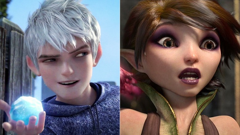 Jack Frost from Rise of the Guardians (left), Marianne from Strange Magic (right)